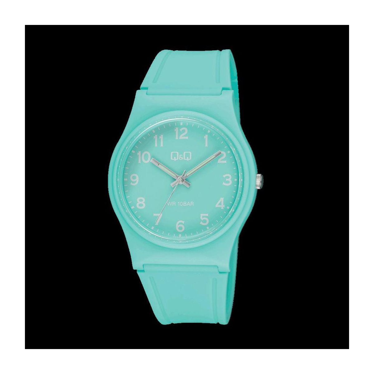 Q&Q - Reloj QQ Mujer Acuático Celeste 10BAR