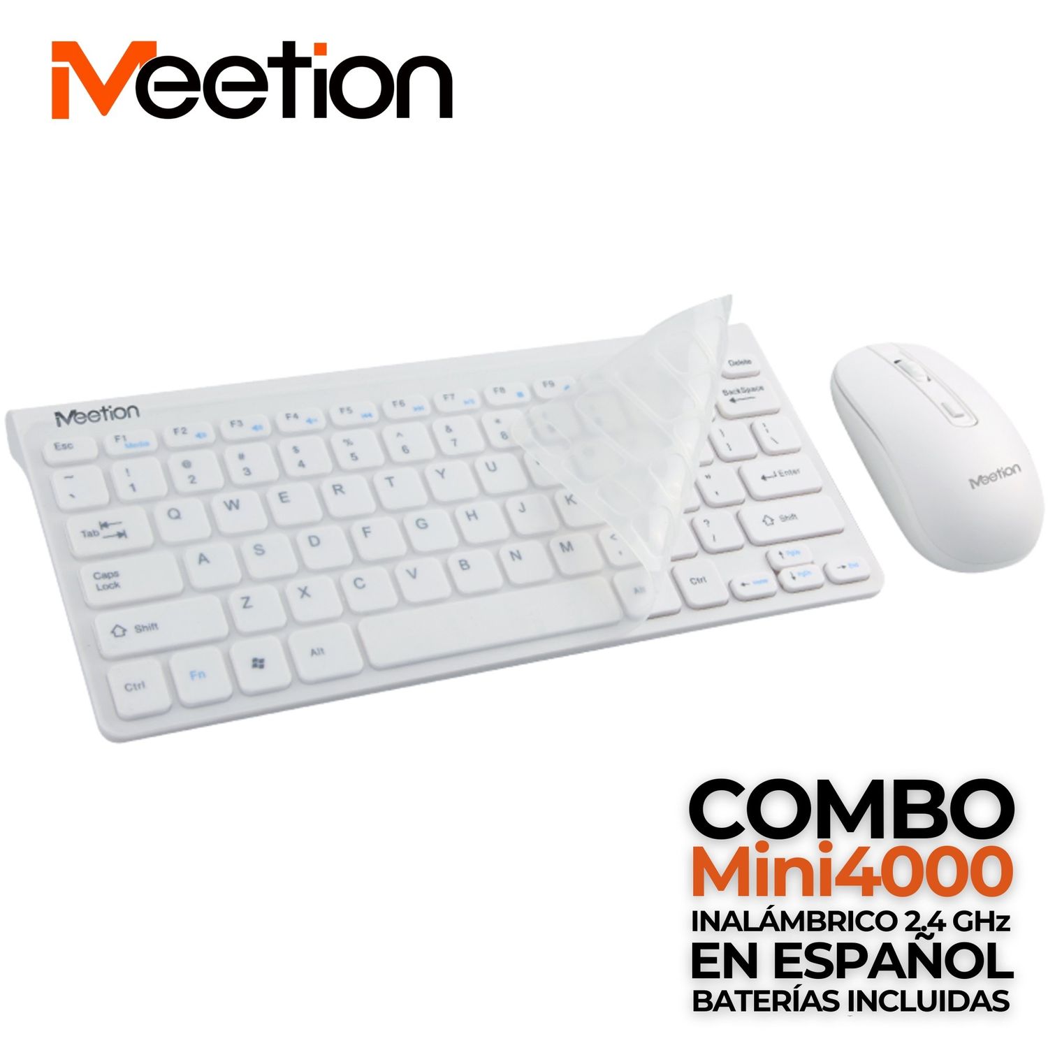 Kit Inalámbrico GHz Teclado Mouse Meetion incluye Baterías
