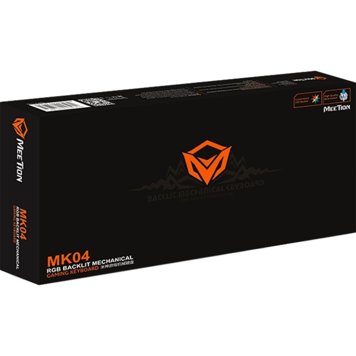 MEETION - Teclado Gamer Mecánico TKL RGB Meetion MK04 88-SWITCH en Español OUTEMU BLUE ANTI-GHOSTING