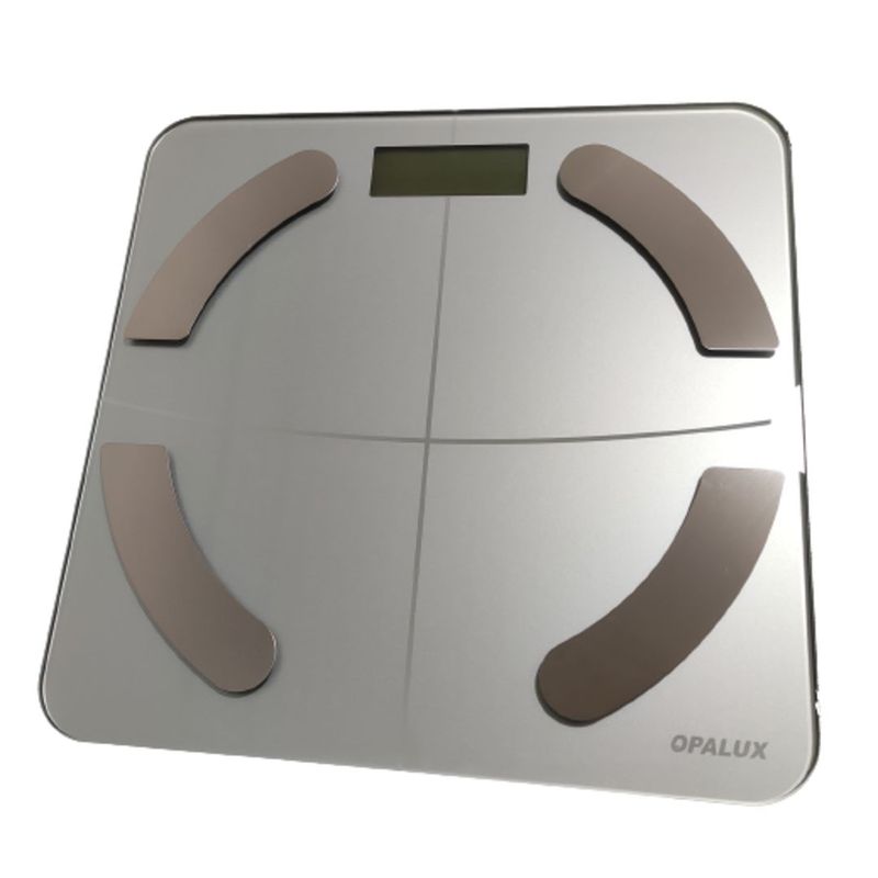 OPALUX - Balanza Inteligente Con Bluetooth Opalux - App Alfit Plateado