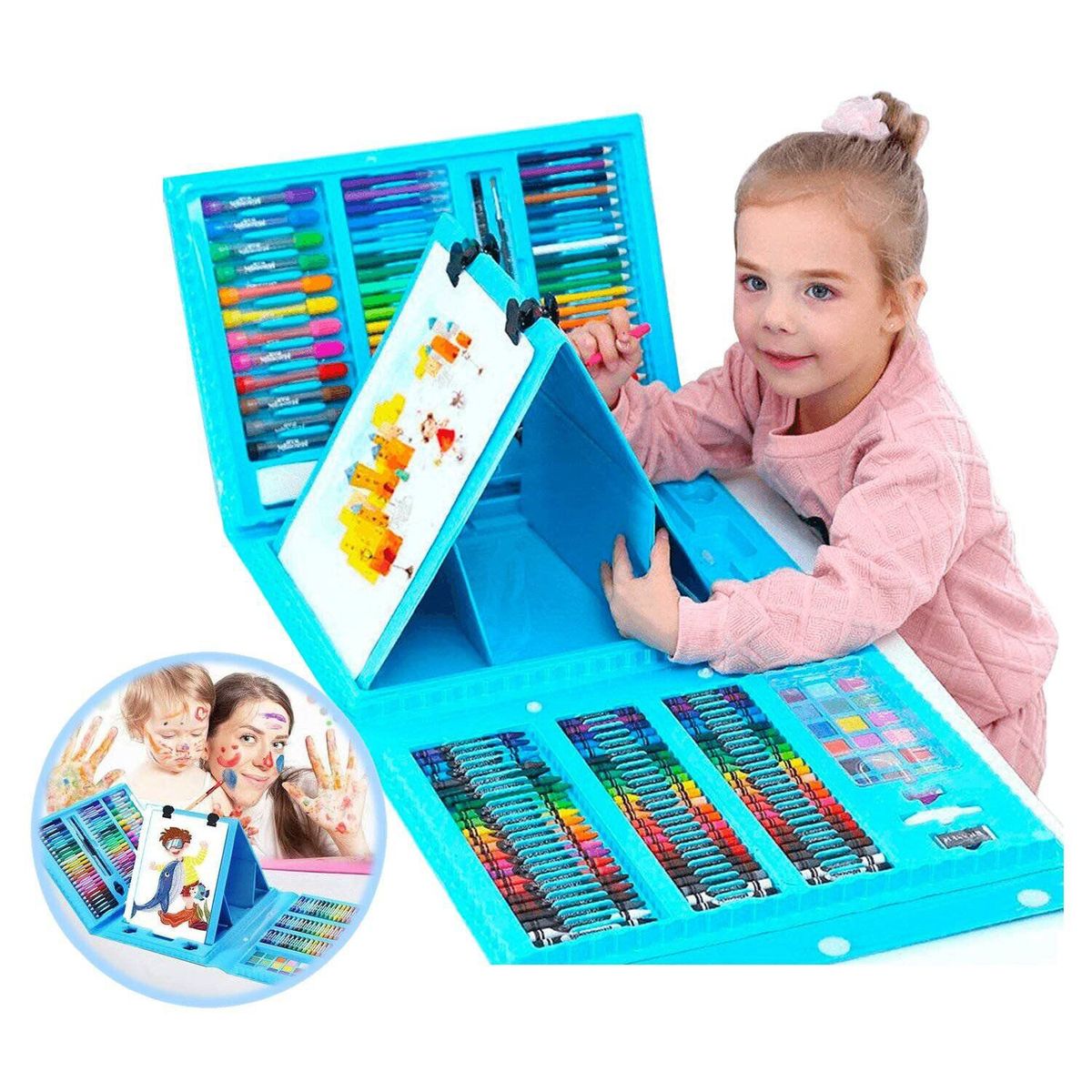 LH ELECTRONIC - Mega Set de Arte y Dibujo Creativo para Niños