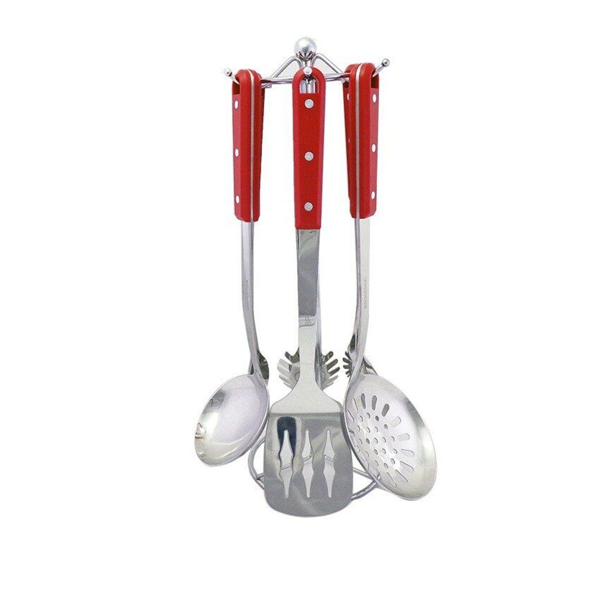 GENERICO - Juego De Utensilios Brikenia Rojo