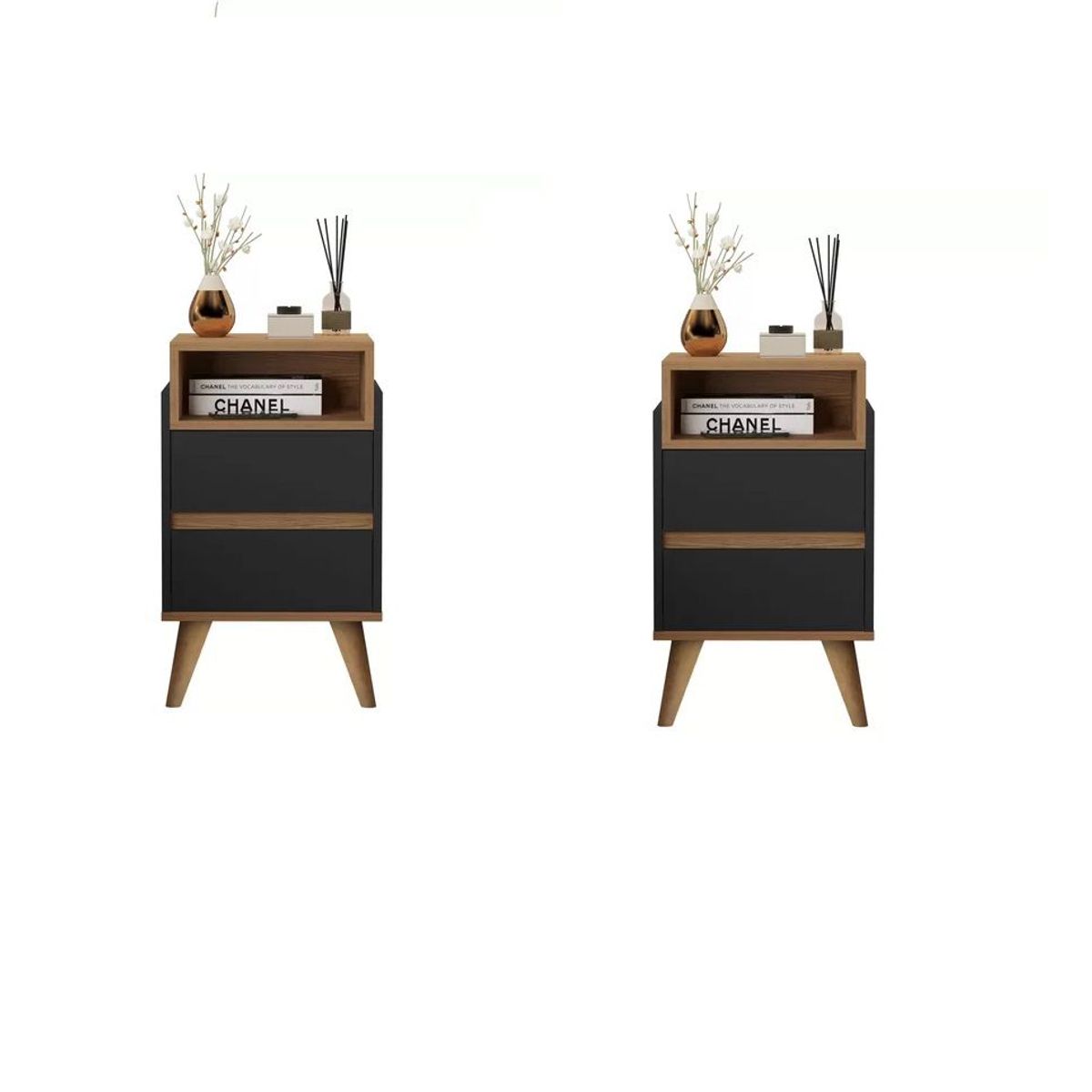 73 EXPERIENCE - Velador Pezi - Negro & Haya - 73 Experience