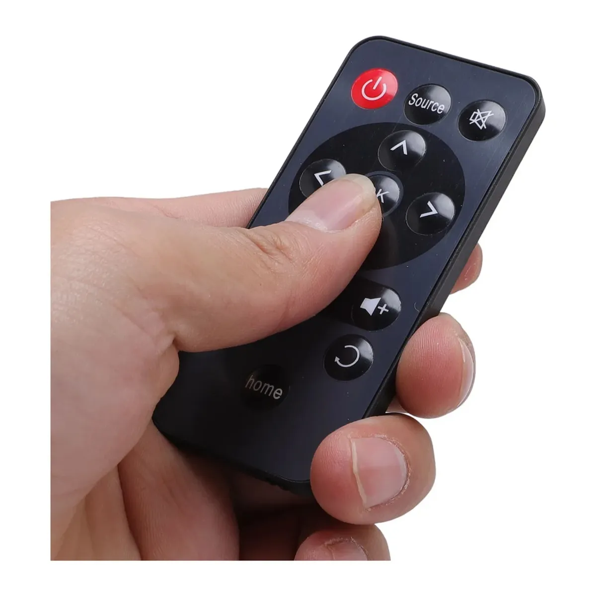 OEM - Proyector portatil multimedia led 1080p con control remoto Negro