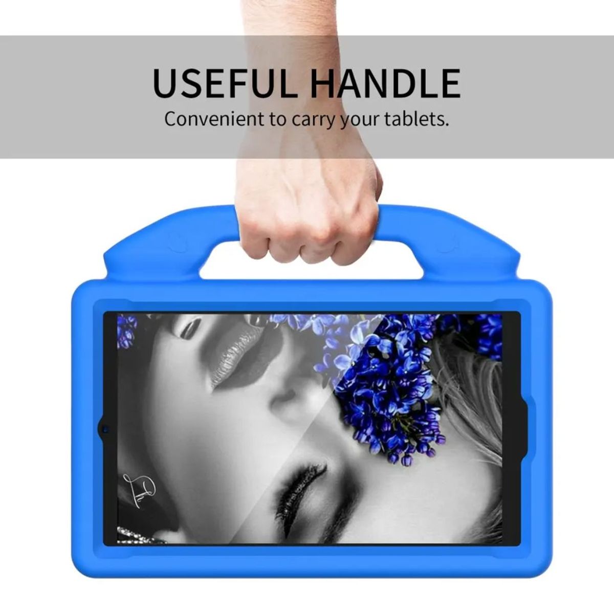 GENERICO - Funda de Goma con Diseño Like para Tablet Lenovo M7 Azul