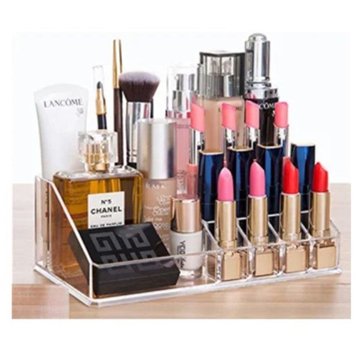 GENERICO - Organizador de maquillaje en acrilico de  muy buena calidad