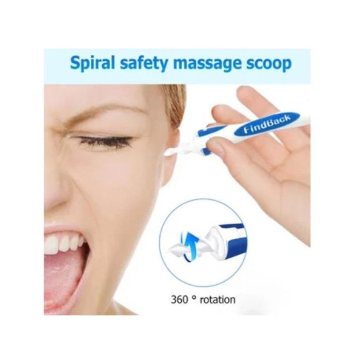 GENERICO - Limpiador de oídos 16 cabezales de silicona estuche portátil