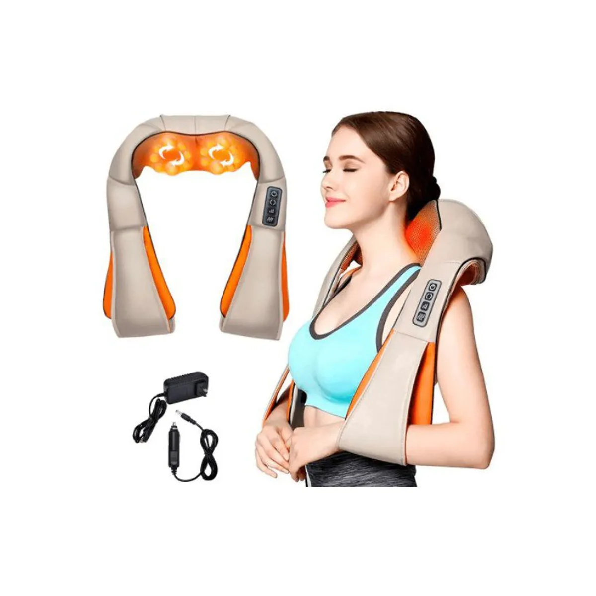 GENERICO - Masajeador electrico para cuello y hombre  con infrarojo de calidad