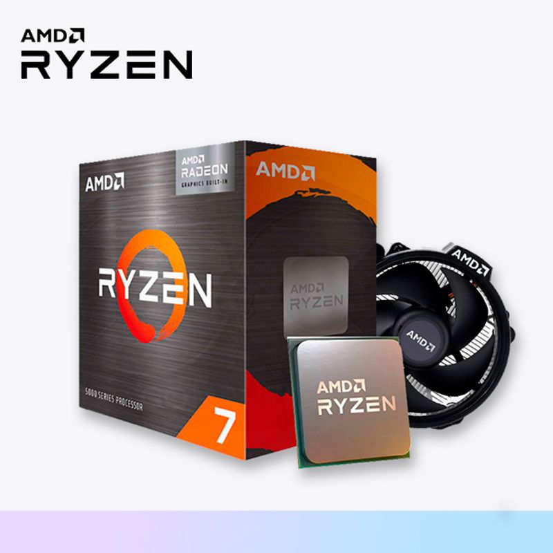 AMD - Procesador AMD Ryzen 7 5700G, 3.80 / 4.60GHz AM4
