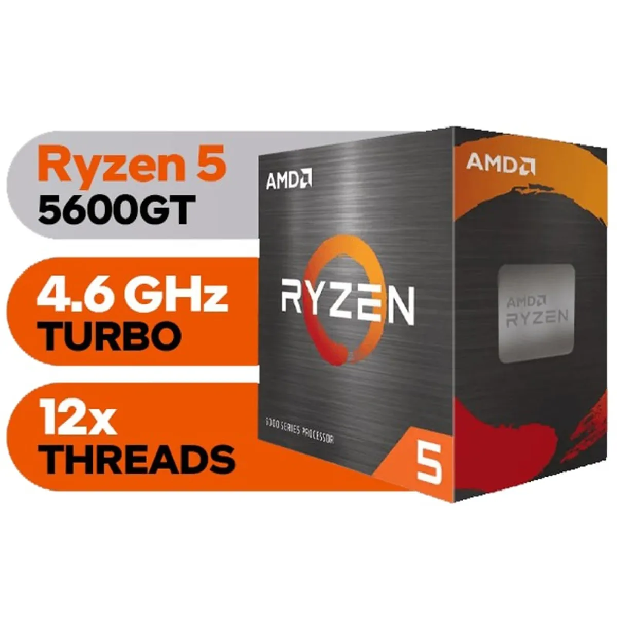 AMD - PC GAMER RYZEN 5 5600GT COMPLETA RAM 16gb SSD 500gb MONITOR 24 FHD