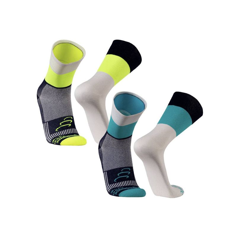SILVERA NANOTECH - Medias deportivas compresion running ciclismo.-