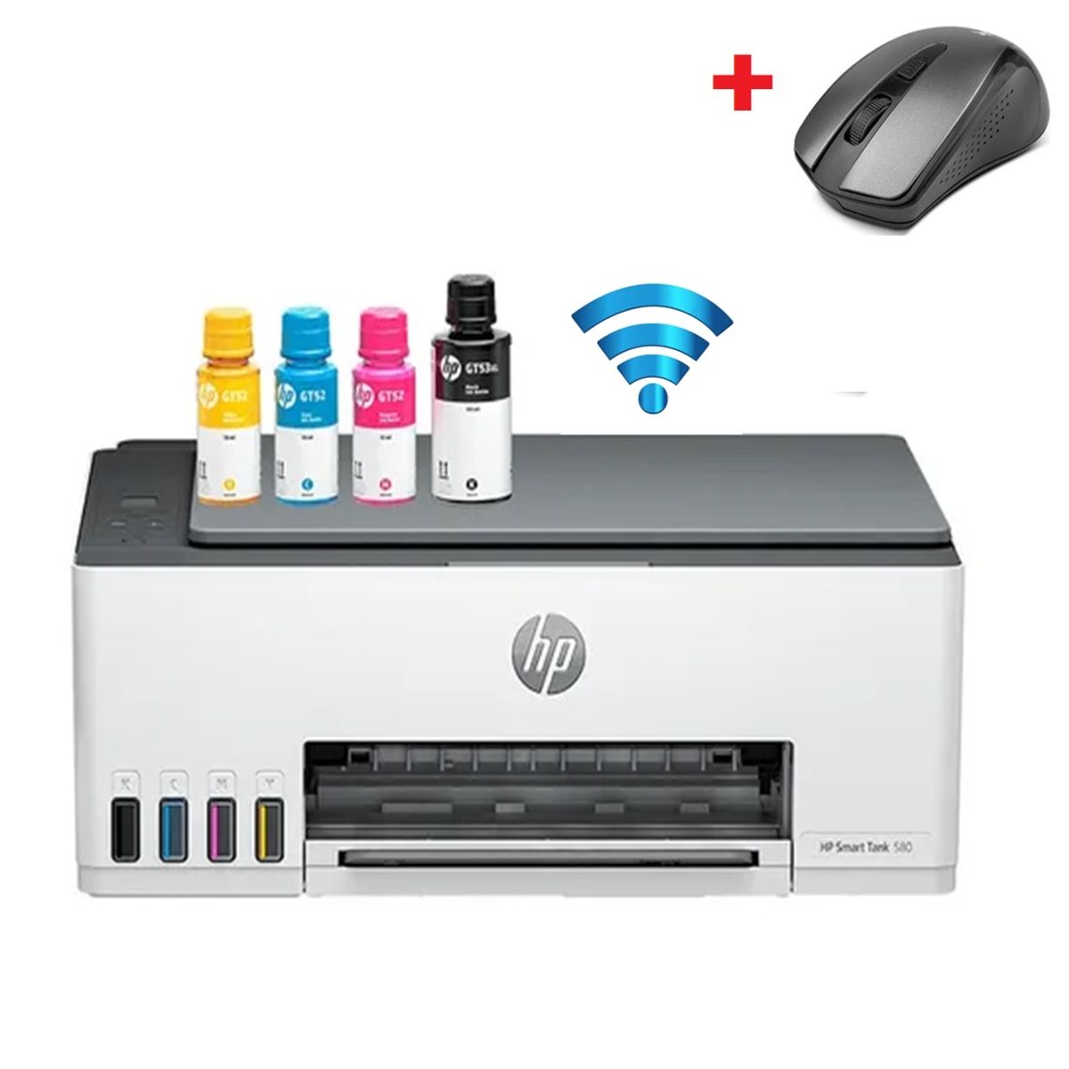 HP - Impresora HP Smart Tank 580 1F3Y2A Multifuncional, Wifi, Bluetooth