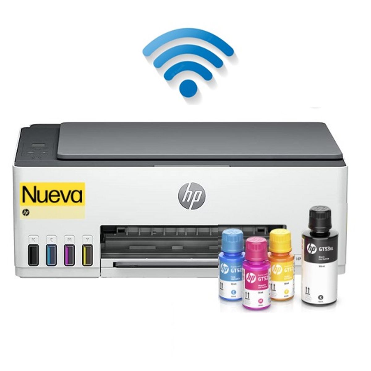 HP - Impresora HP Smart Tank 580 1F3Y2A Multifuncional, Wifi, Bluetooth