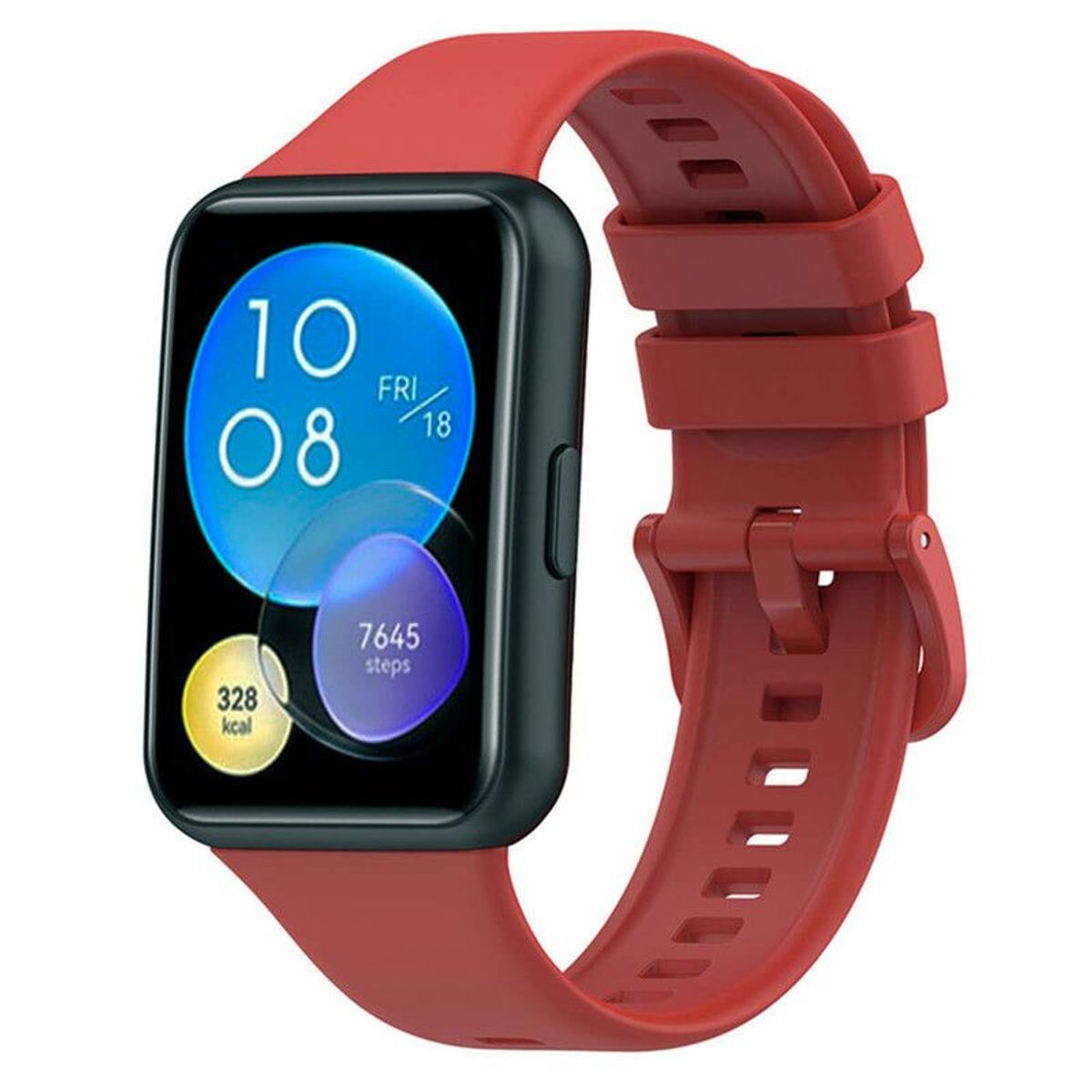 GENERICO - Correa Para Huawei Watch Fit 2 Rojo