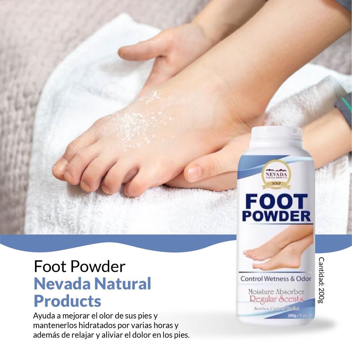 GENERICO - Talco para pies Foot Powder 200g