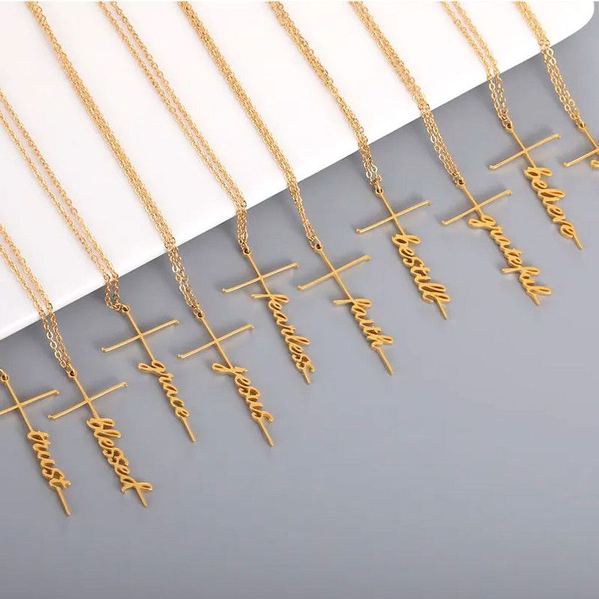 SHOPSMART - Cadena Blessed en Acero