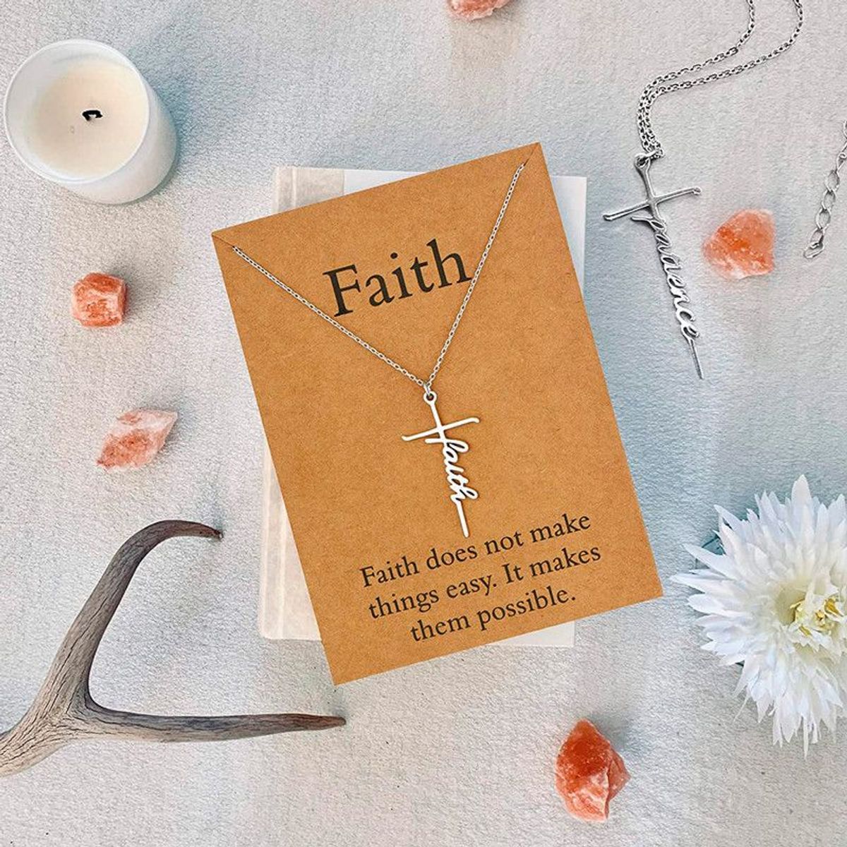 SHOPSMART - Cadena Faith en Acero