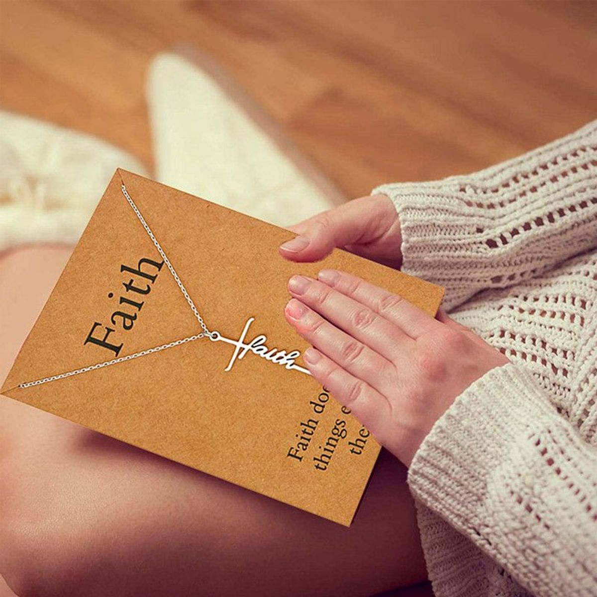 SHOPSMART - Cadena Faith en Acero