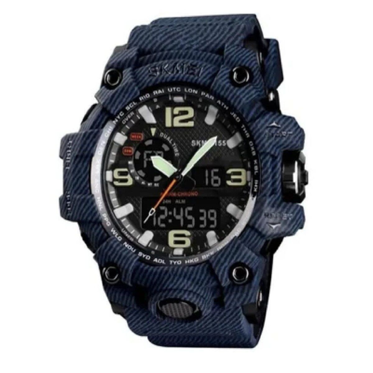 SKMEI - Reloj Skmei 1155 Deportivo Color Blue Jeans