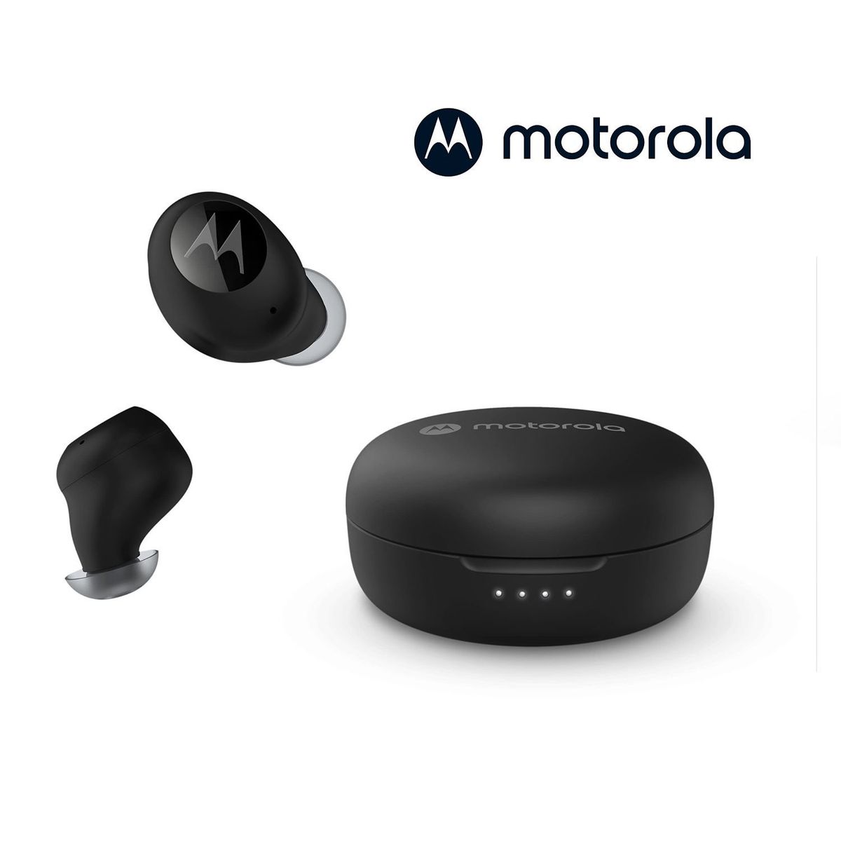 MOTOROLA - Audífonos Bluetooth inalám control táctil inteligente Motorola Earbuds 150 18hrs ne