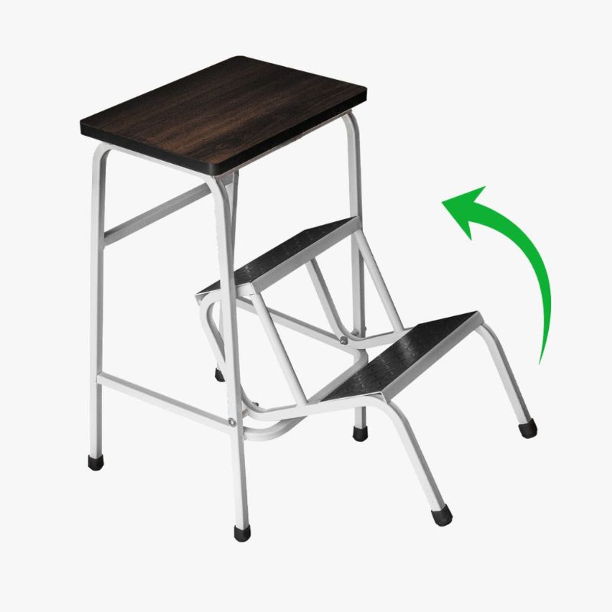 IMSARACKS - Silla Escalera Multiuso de Madera Escalinata Convertible en Banca