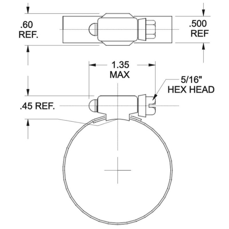 MURRAY - Abrazadera Murray USA 21mm-44mm 10 und