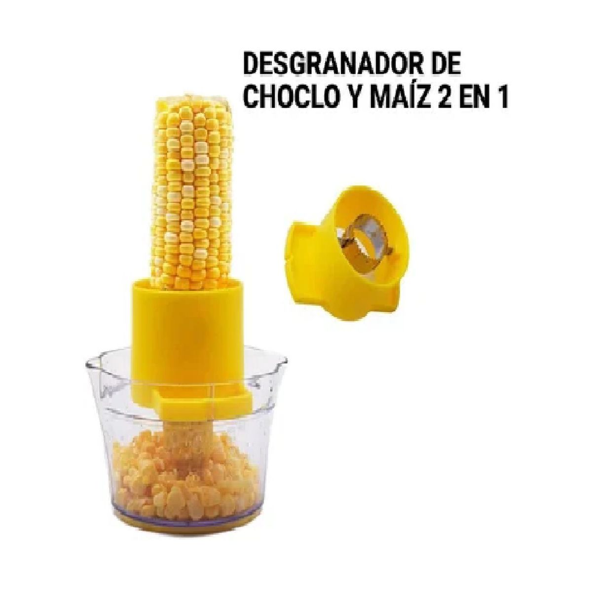 GENERICO - Desgranador De Choclo Y Maíz 2 En 1