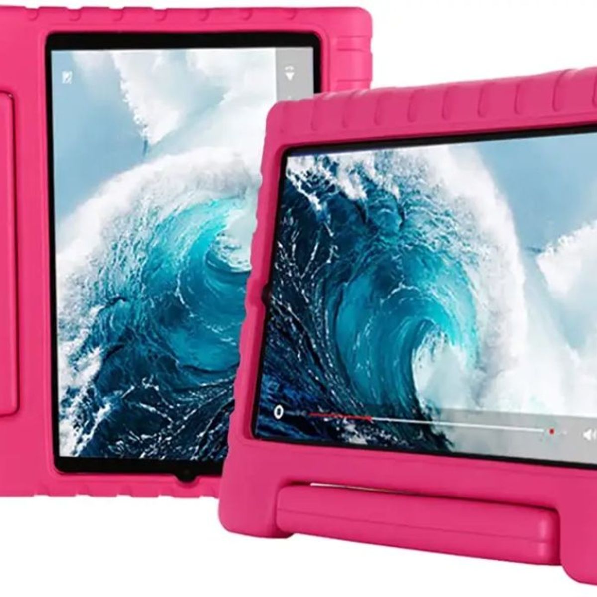 GENERICO - Funda de Goma  para Tablet Lenovo Yoga Smart 10,1 Fucsia