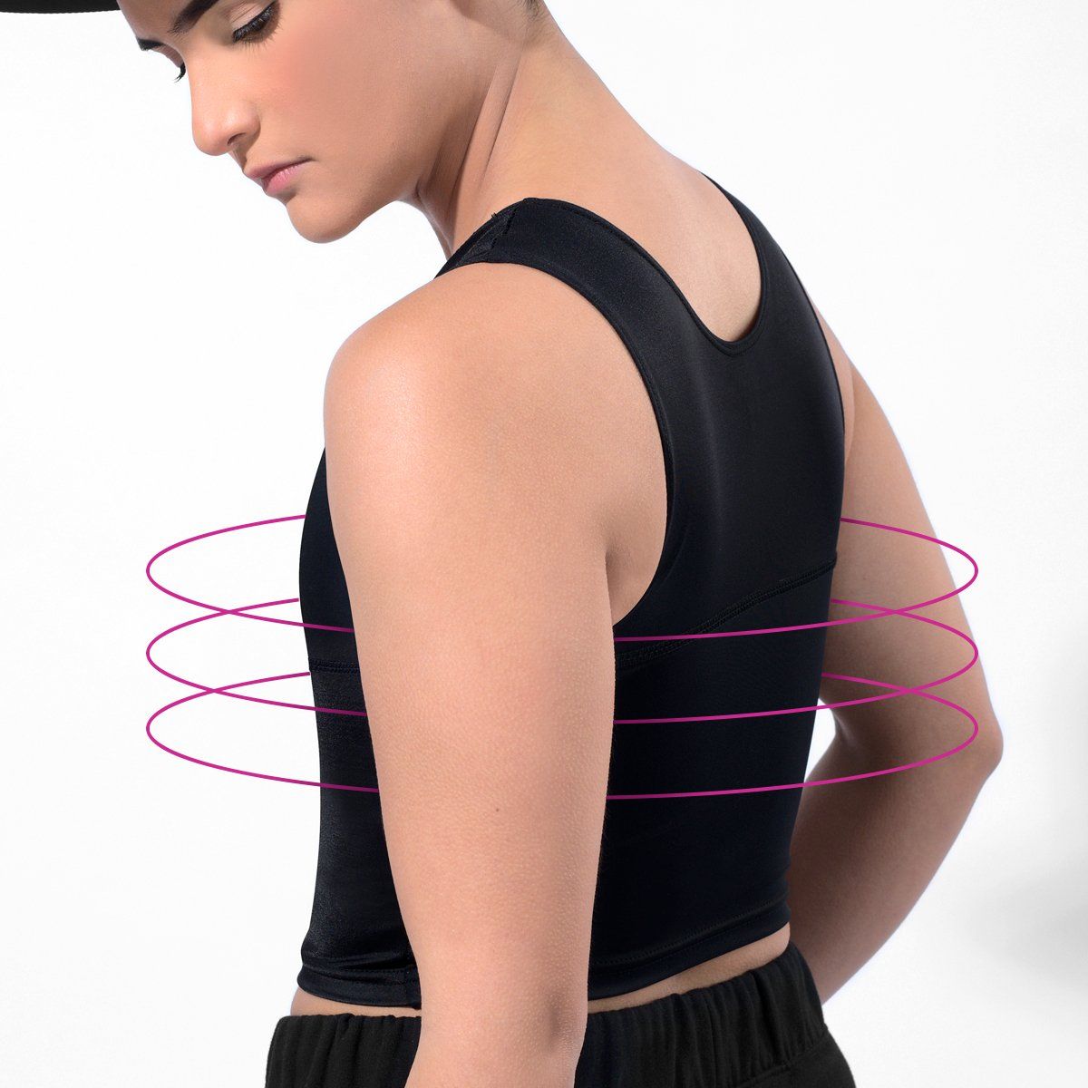 GENERICO - faja de pecho compresor de pecho chest binder trans tomboy