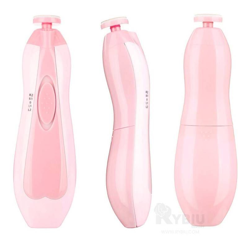 ITELSISTEM - Corta Úñas Eléctrico Para Bebe Con 6 Limas Rosado Itelsistem
