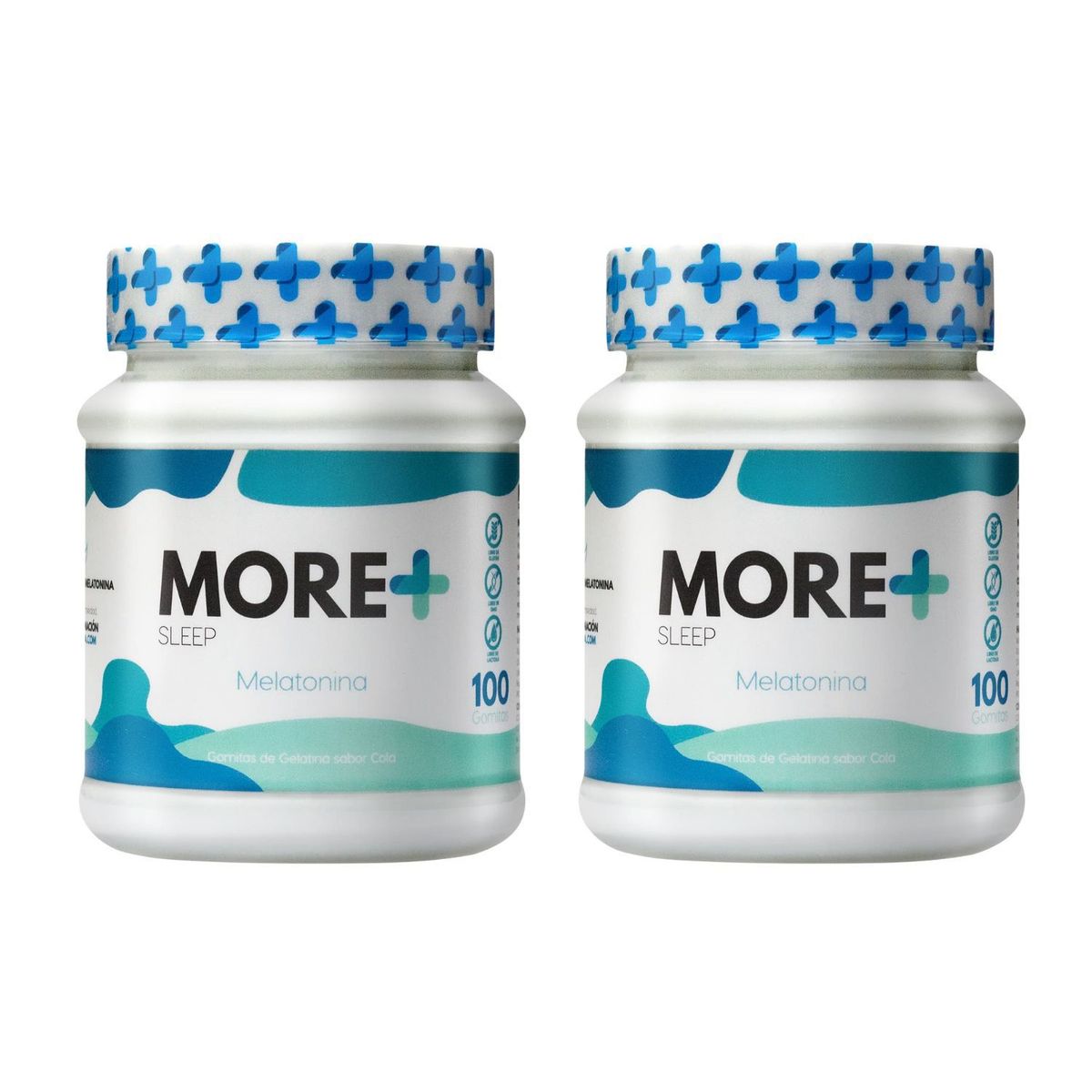 MORE - Melatonina Gomitas More Sleep 100Und 250gr Cola x2