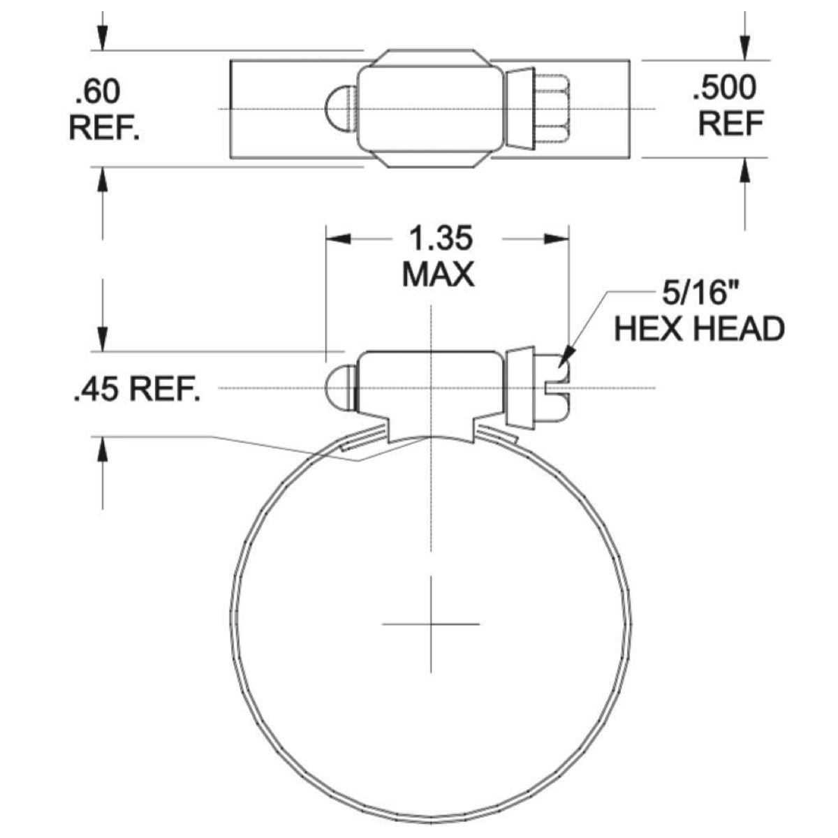 MURRAY - Abrazadera Murray USA 40mm-64mm 10 und