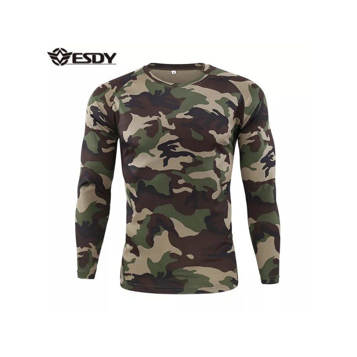 GENERICO - Camiseta de Camuflaje para hombre Camuflado Selva