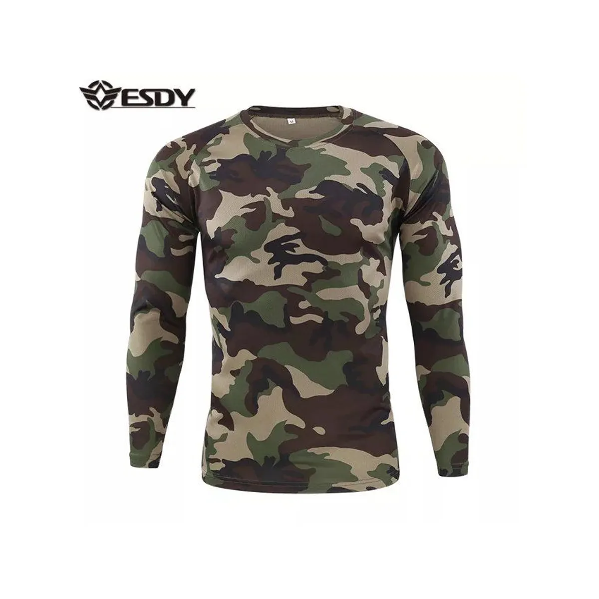 GENERICO - Camiseta de Camuflaje para hombre Camuflado Selva