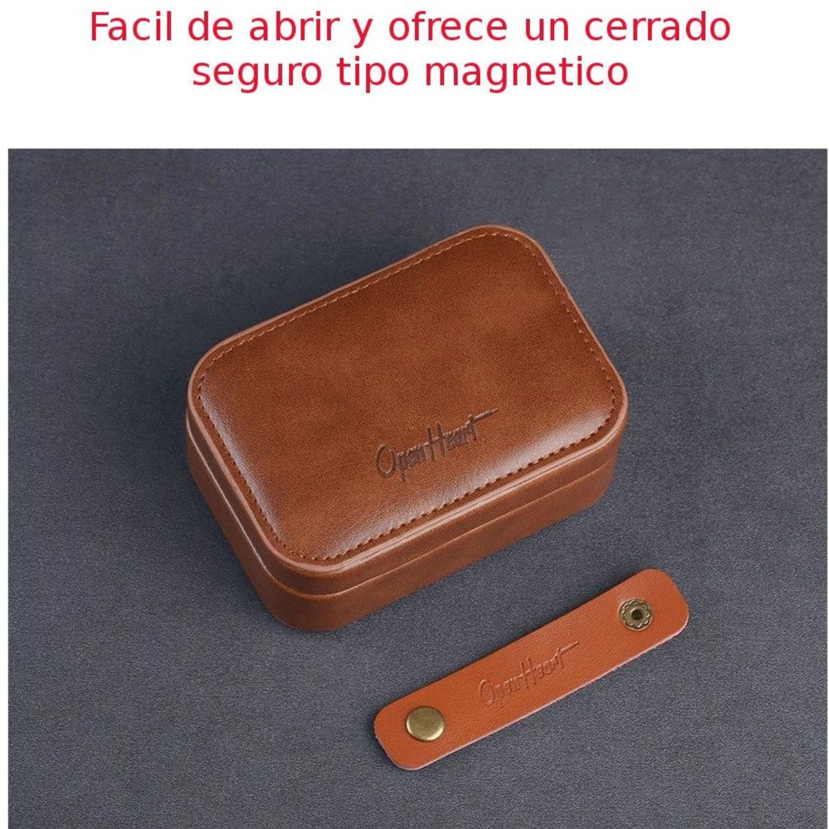 GENERICO - Case Estuche Porta Audífonos Auriculares Tapa Dura Cuero pu
