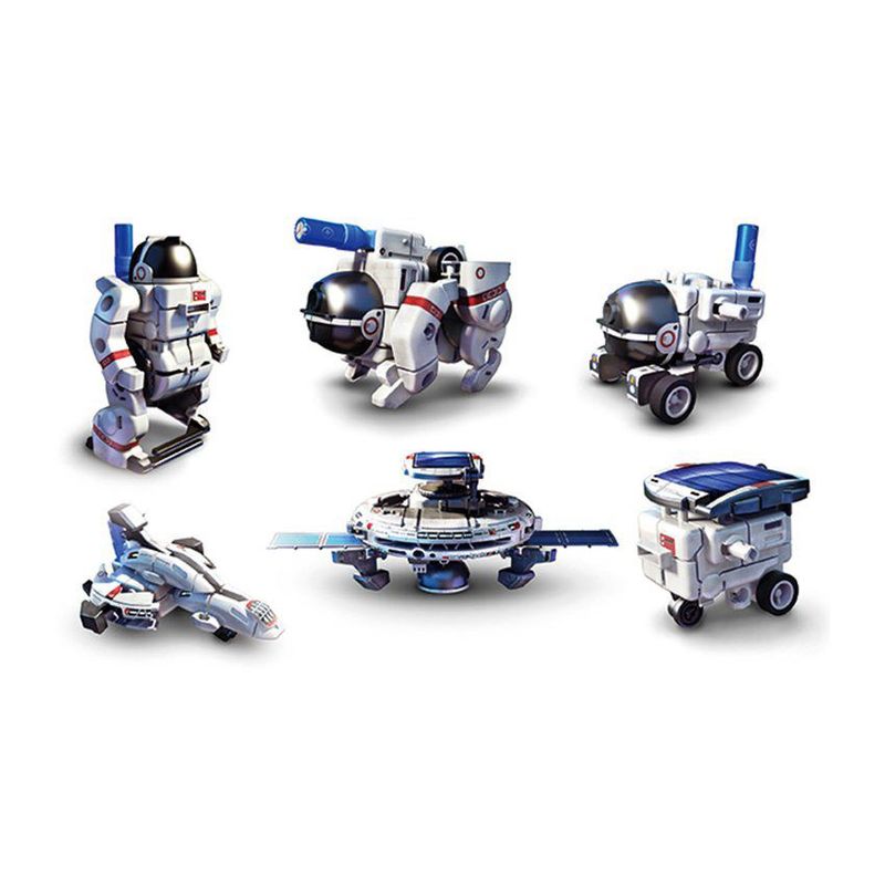GENERICO - Flota Espacial Solar Kit de 6 Robots en 1