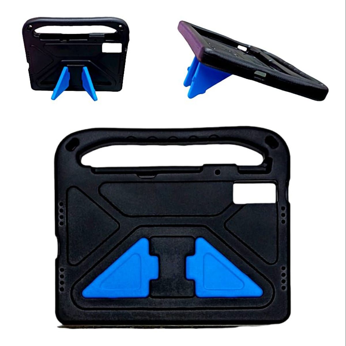 GENERICO - Funda de Goma con Diseño Triangulo para Tablet Xiaomi Pad 10,6 Negro