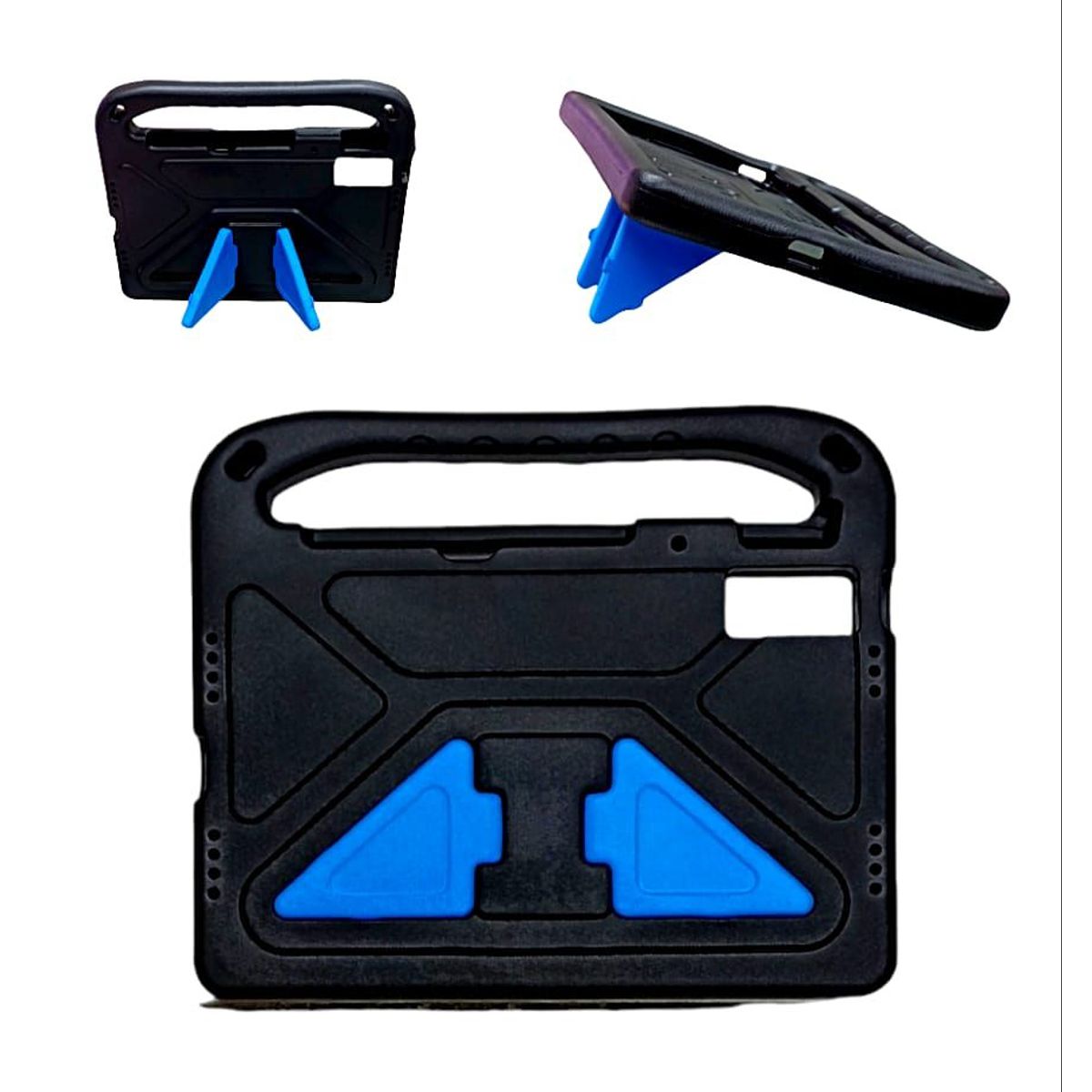 GENERICO - Funda de Goma con Diseño Triangulo para Tablet Xiaomi Pad 10,6 Negro