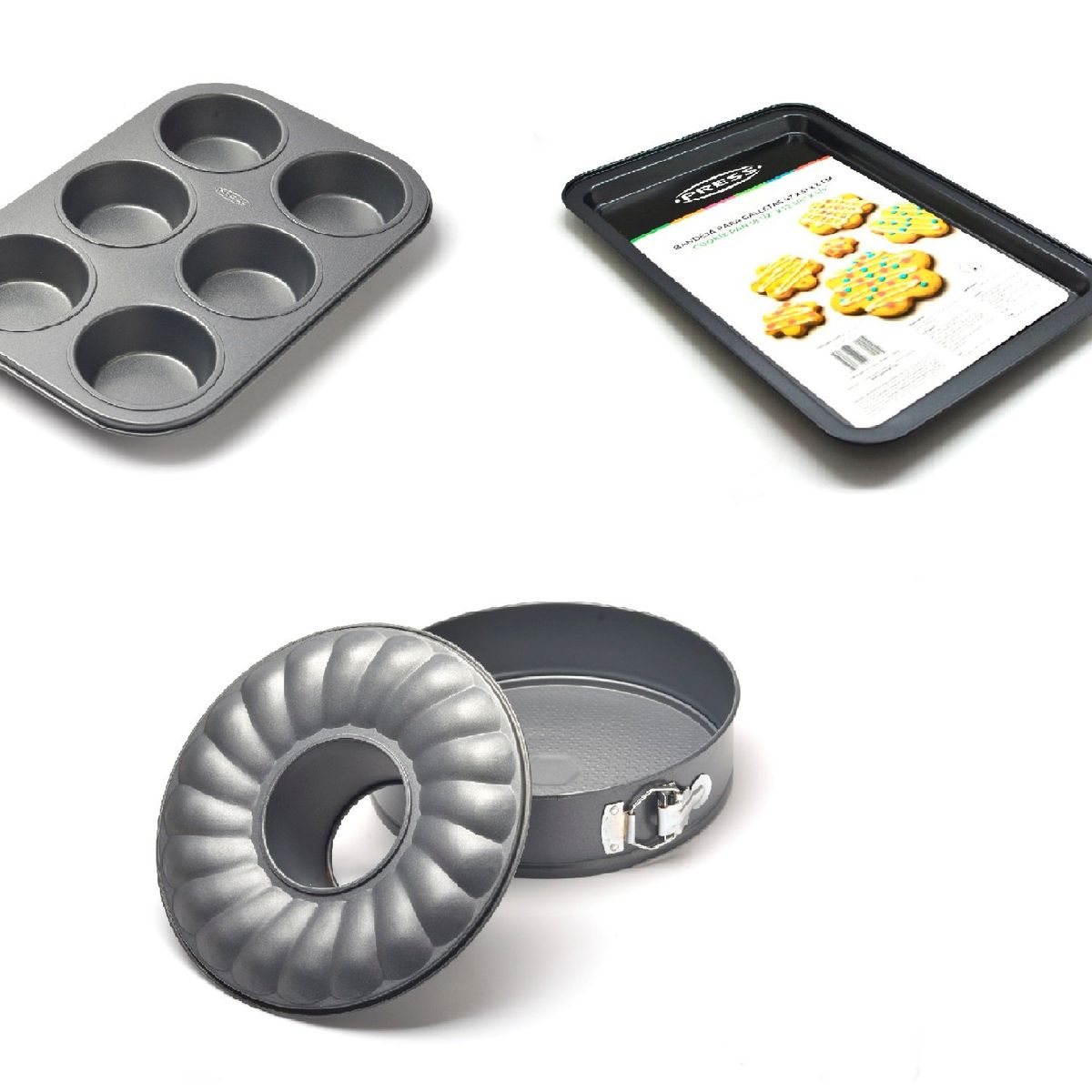 PRESS - Combo de Moldes Antiadherentes Línea Antiadher - PRESS