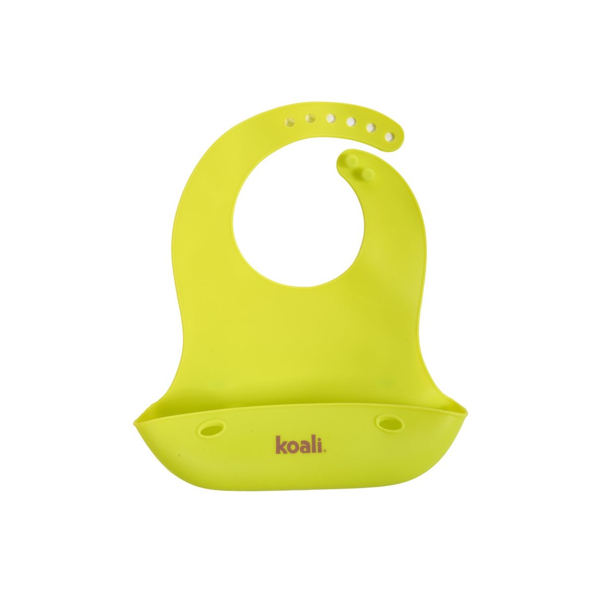 KOALI - Plato para Bebé Babero Cuchara Tapa para vaso Verde