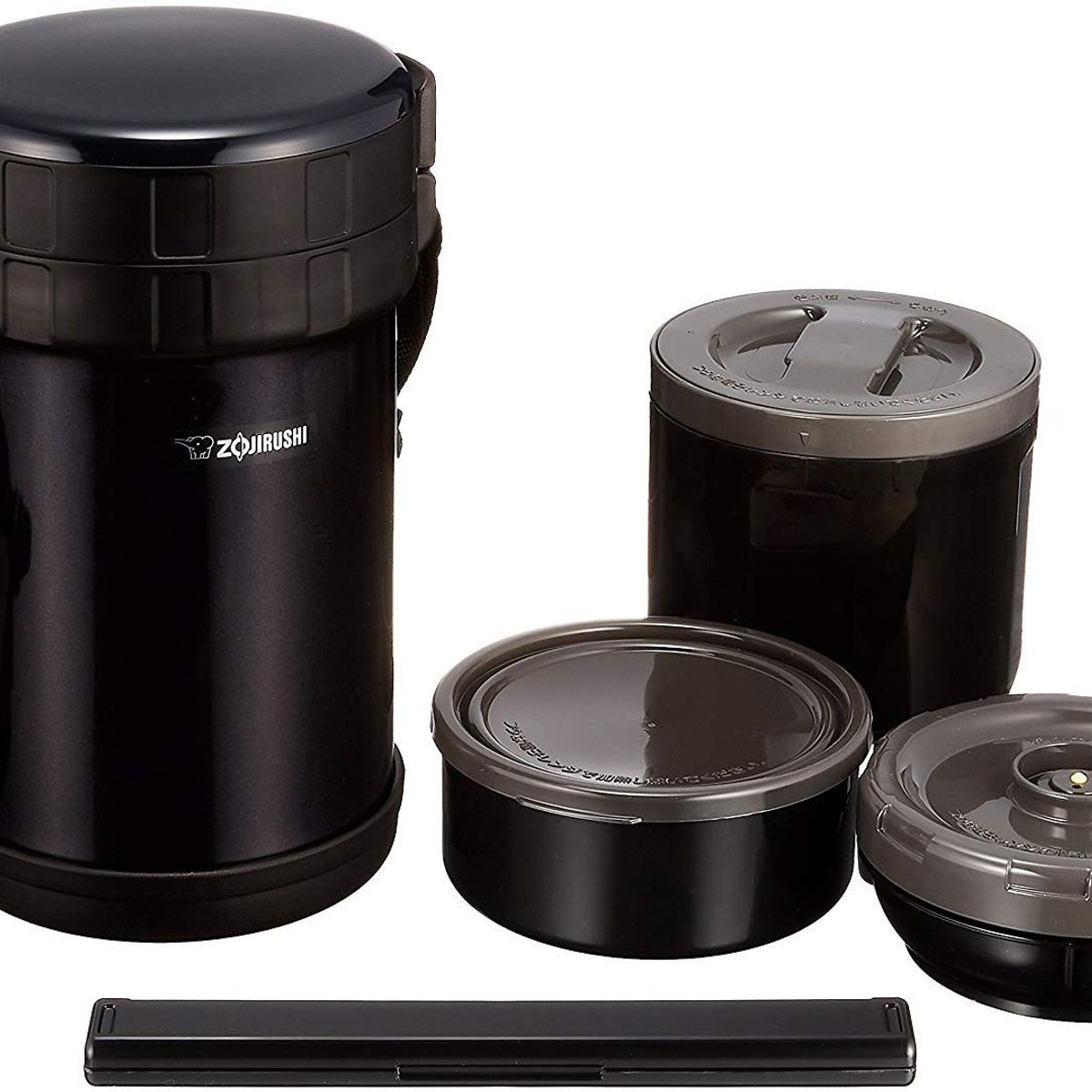 ZOJIRUSHI - Termo lonchera 3 divisiones 1.50lt negro sl-xe20ad 1.5lt zojirushi