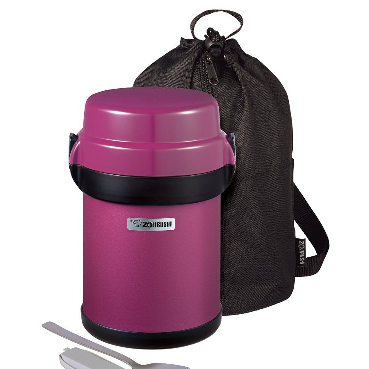 ZOJIRUSHI - Termo lonchera 4 división 1.23lt uva con bolso sl-jbe14vz zojirushi
