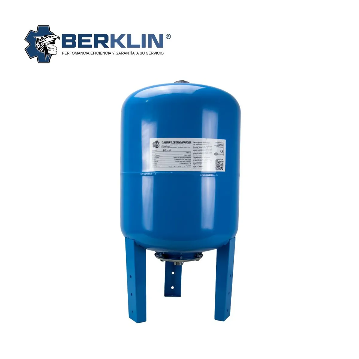 BERKLIN - TANQUE HIDRONEUMATICO DE 80 LT
