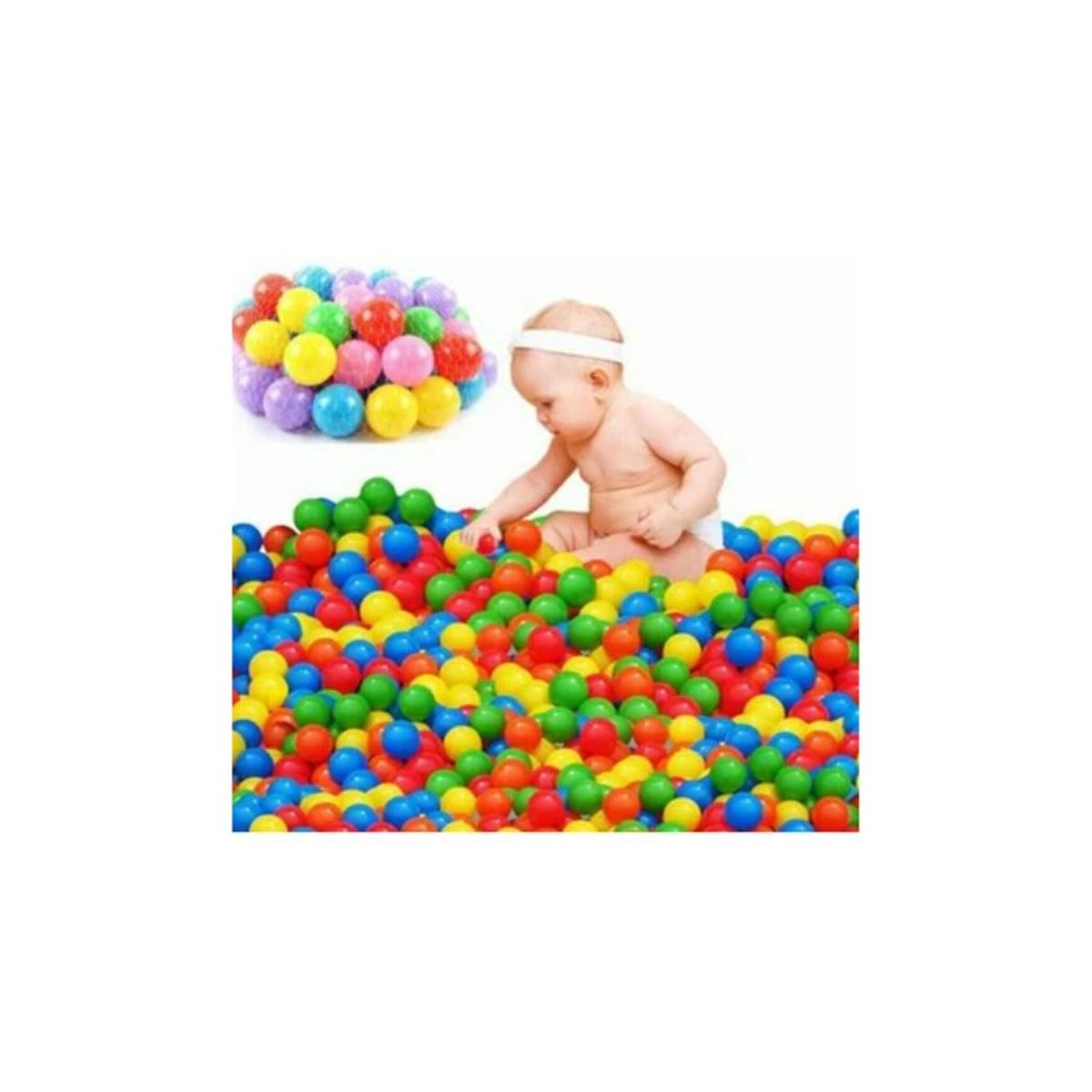 GENERICO - Set de 50 pelotitas didácticos-estimulación - PELOTAS