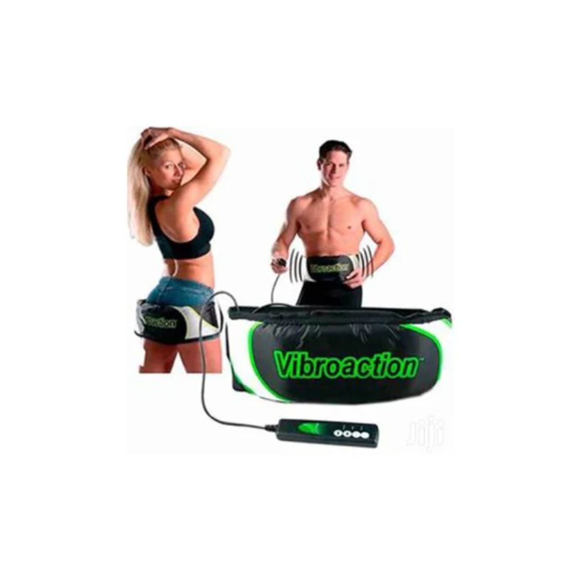 GENERICO - Cinturón vibradora electromuscular vibroaction reduce tallas