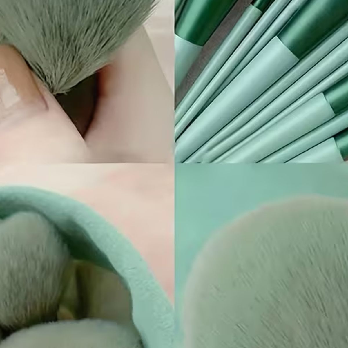 GENERICO - Kit brochas de maquillaje profesional + estuche