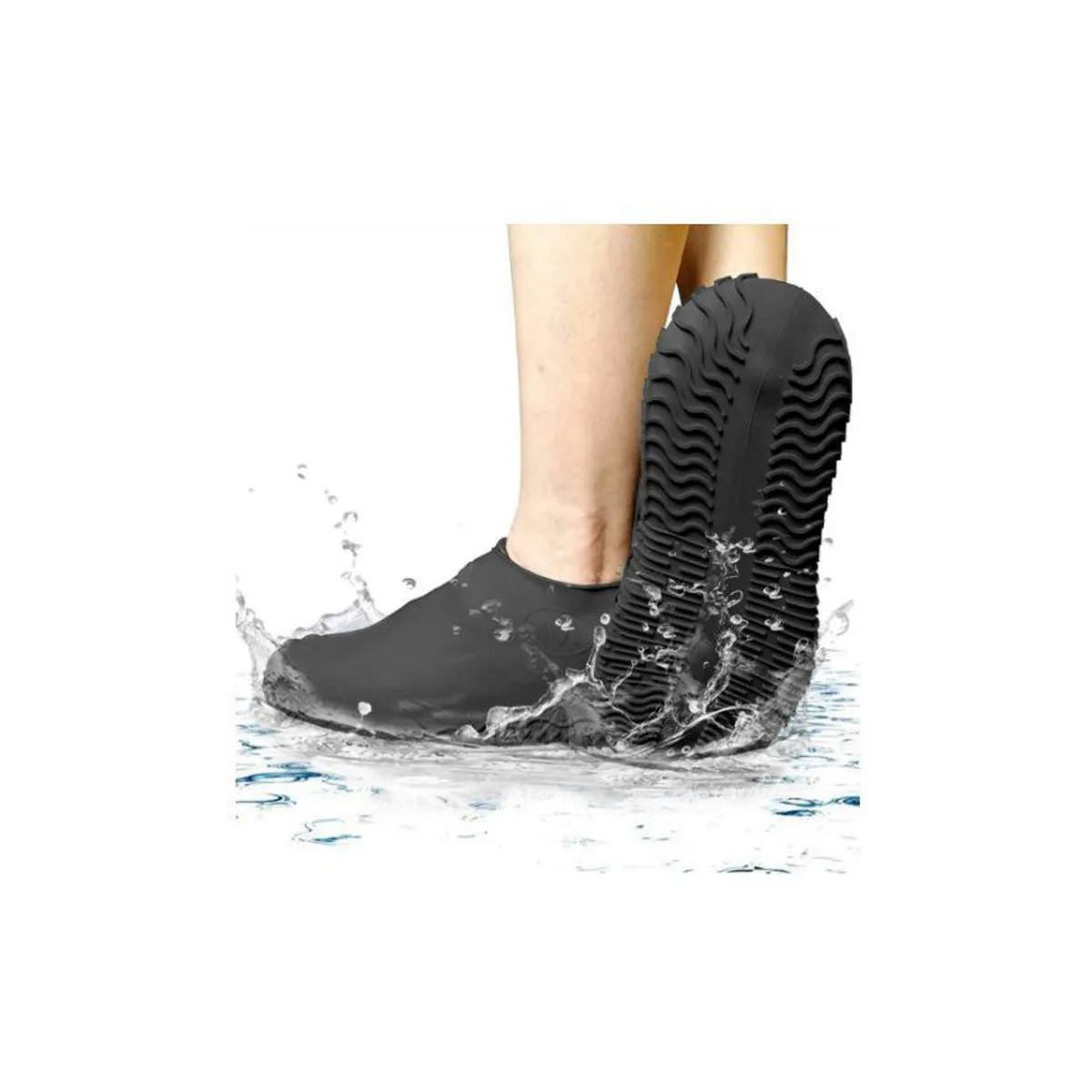 GENERICO - Cobertor de zapatos protector impermeable - TALLA L