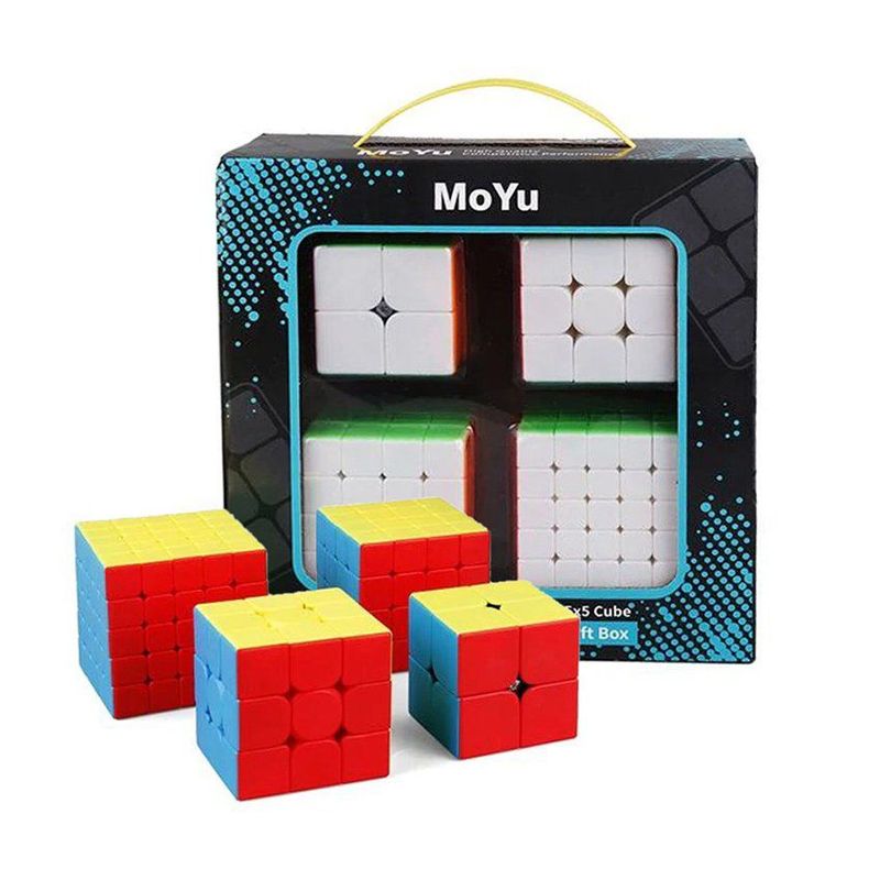MOYU - Cubo Mágico Cubo Rubik Moyu - Set 4 Piezas