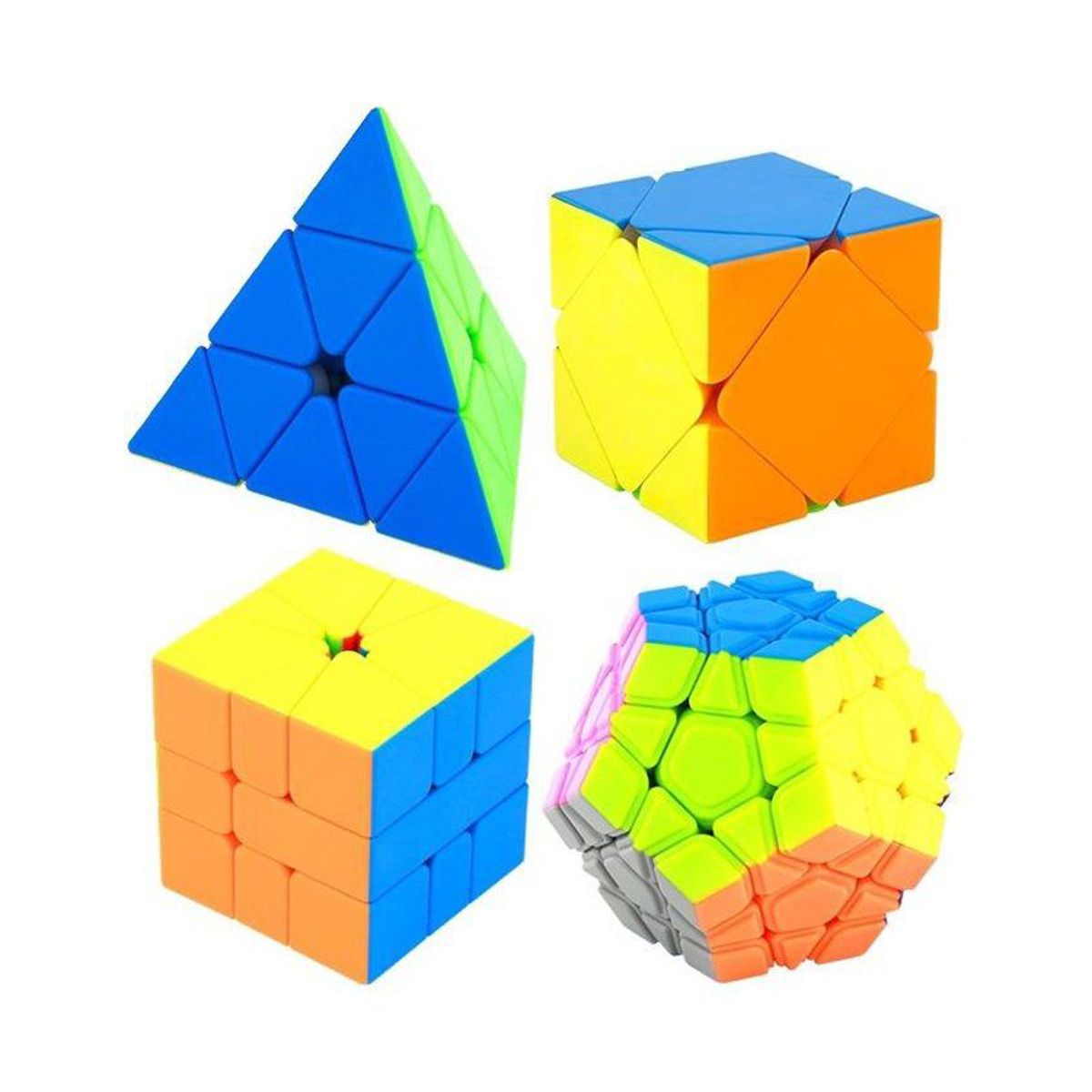 MOYU - Cubo Mágico Cubo Rubik Moyu - Set 4 cubos