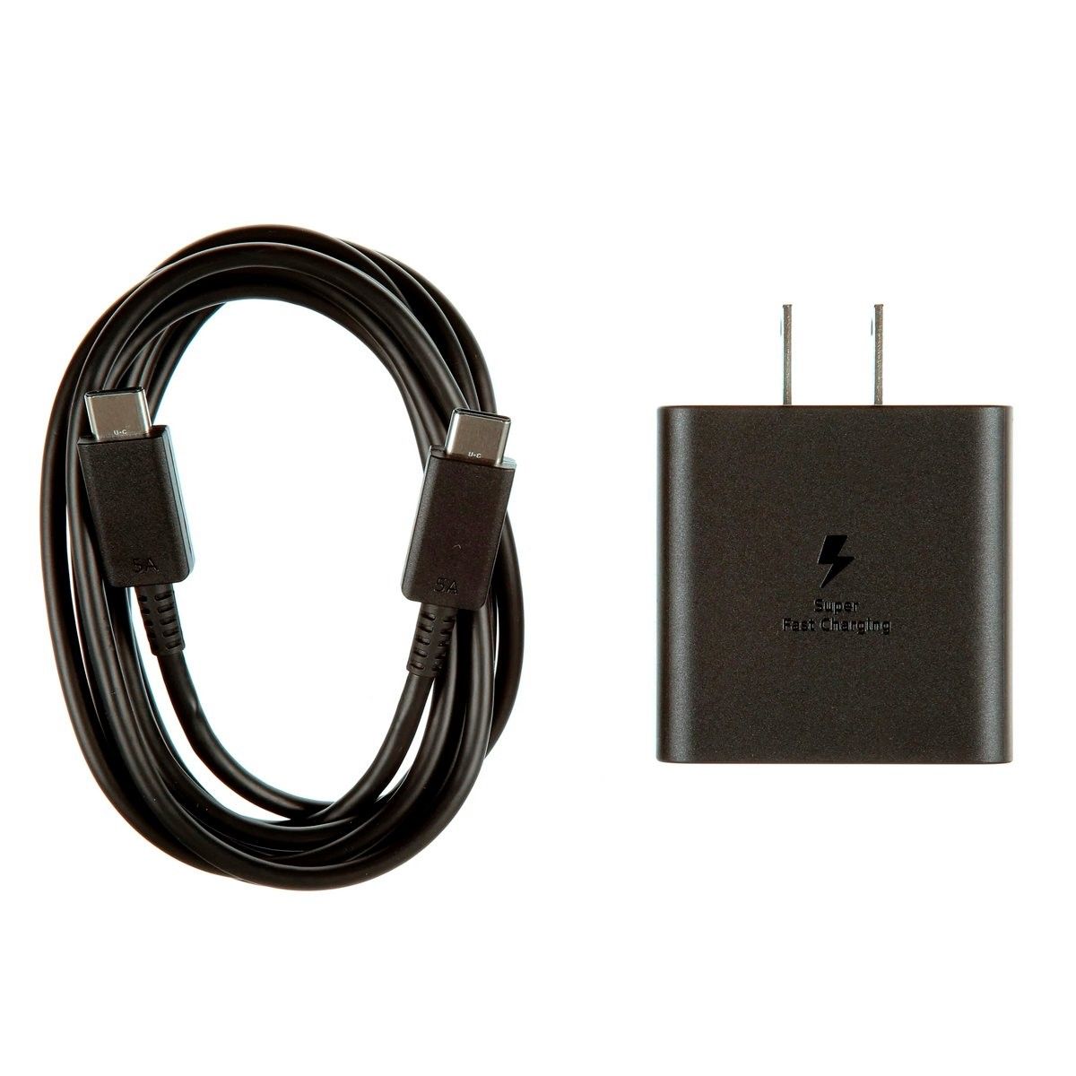 SAMSUNG - Cargador Samsung Usb-C 50W Duo Cable 5A 180CM EP-T5020